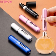 USTHOW Perfume Refillable Bottle Girls Portable 5ML/8ML Perfume Dispenser Cosmetic Container Hairdre