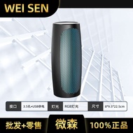 Wen ลำโพงซับวูฟเฟอร์สำหรับตั้งโต๊ะในบ้านคอมพิวเตอร์ A93ลำโพงขนาดเล็กแบบมีสายสำหรับเสียงแล็ปท็อป PC