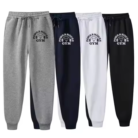 Men's Printed Pants, Casual Sports Pants, Running Fitness Jogging Pants, Fashion High-Quality Fleece
