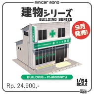 Diorama Papercraft Building -Pharmacy-