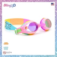 (พร้อมส่งจากไทย) BLING2O BANDANA-BUBBLE BATH PINK แว่นตาว่ายน้ำเด็ก ป้องกัน UV สำหรับเด็ก 5+ ปี ผ่