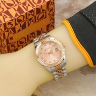 Box Exclusive Jam Tangan Bonia Permata Kotak VA-485NR / Jam Tangan Fashion Wanita Tali Rantai Diamet