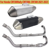 [Promotion] Modified Exhaust Pipe Full Section Suitable for CRF300Rally CRF300L CRF300 2021-2023
