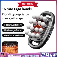 New 16-Head Massage Gun Electric Massager with Fascial Massage Machine Full Body Massage Relieve Fas