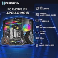 PC PV Gaming Apollo M018 (AMD Ryzen 5 7500F/ GeForce RTX 3050/ 1 x 16GB/ 1TB SSD/ Free DOS)
