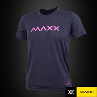 Maxx Shirt Plain Tee Badminton Jersey (Navy)