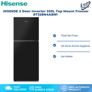 Hisense 320L Inverter Refrigerator RT328N4ABN1 Top Mount Freezer fridge Peti Sejuk