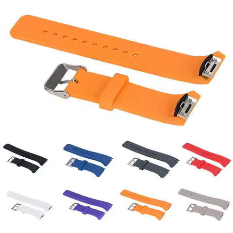 Silicone Watch Strap For Samsung Galaxy Gear S2 R720 R730 Band Strap Sport Watch Replacement Bracele