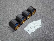 belook ท่อไอเสียคาร์บอน 4 ชิ้น สำหรับ BMW M3 G80 M4 G82 G83 2020+ ขนาดทางเข้า 80 มม. ทางออก 105 มม. 