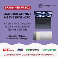 MacBook Air 2022 13 inch M2 Chip 8GB/ 256GB/512GB - CPO Bisa PKP