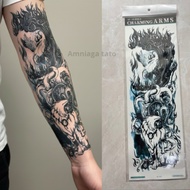 Bird Fire Full Sleeve Tattoo code AC-043 | Unisex Body Chest Sleeve Tattoo Size 48x17cm | Real Pictu