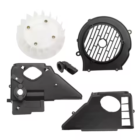 Motorcycle Air Engine Cooling Fan Shroud Assembly for GY6 125 150cc F19A