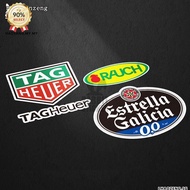New Product F1 Racing Series Sponsor Sticker logo Decoration Waterproof Reflective Sticker Body Uniq