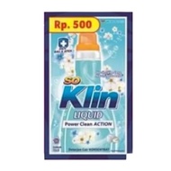 SO KLIN Liquid Detergent Sachet MINI 22ml -Detergent Cair