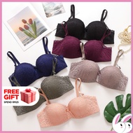 Alicia’s Secret Floral Lace Underwire Bra | Bra Berdawai Renda Bunga Cup A (34–40)