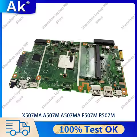 X507MA Laptop Motherboard For ASUS VivoBook F507M A507M X507MA X507M R507M Notebook Mainboard With N