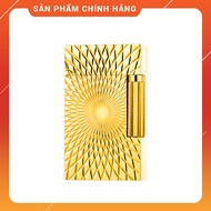 Hộp Quẹt Bật Lửa Dupont Gas Đá D39V Họa Tiết Khắc Hoa Văn Đẹp Độc Lạ - Dùng Gas Đá Cao Cấp