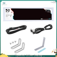 【bairddoro】8.8inch Computer Temp Monitor (Dynamic Theme Supported), IPS Type C Secondary Screen CPU 