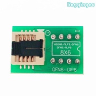 RR QFN8 WSON8 MLF8 MLP8 DFN8 TO DIP8 Socket Adapter 8x6mm Chip IC Socket for T48 TL866II Plus RT809F