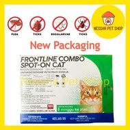 Frontline Combo Spot On Cat (0.5ml x 3 pipet/1 pipet) Spot On Ubat Kucing Kutu 1 box/1 pipet