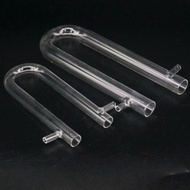 RawLab 15x150mm 20x200mm Glass Drying Tube Adapter U Shape With Side Arm Labware Brand New