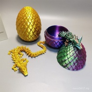 3D Ornaments Printing Gems Colorful Chinese Dragon Dragon Scales Crafts Crystal Dragon Joint Eggs Eg