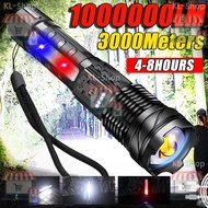 A76 High Power LED lampu suluh Rechargeable Flashlight 18650 Battery Portable Torch light 7 Modes Zo