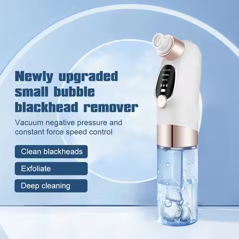 Small Bubble Blackhead Remover Pore Vacuum Cleaner Facial Black Dots Vacuum Cleaner Pimple Acne Blac