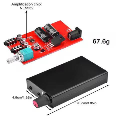 Amplifier NE5532 Preamp Preamplifier Volume Tone Control Finished Pre AMP Board for Home Theater Spe