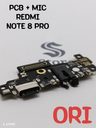 CONNECTOR CHARGER XIAOMI REDMI NOTE 8 PRO ORI PAPAN KONEKTOR CAS PCB BOARD FLEXIBLE CAS XIAOMI REDMI