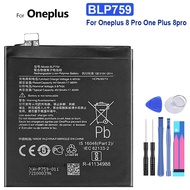 Battery BLP759 for Oneplus 8 Pro One Plus 1+ 8 Pro for Oneplus8 Pro 8 1+ 8 A8000 7 Pro 7T Pro 7T Bat