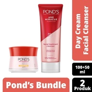 DISKON/ PONDS AGE MIRACLE DAY CREAM MOISTURIZER 50G &amp; AGE MIRACLE FOAM