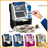 oc Children Atm Bank Toy Pretend Play Atm Machine Kids Atm Piggy Bank Toy with Card and Password Pro