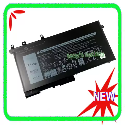 New 93FTF Laptop Battery For Dell Latitude 5280 5480 5580 5490 5590 5288 5290 5488 Series 83XPC 4YFV