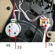 10MK 3-Speed 33 45 78 RPM Metal Turntables Motor 25 mm Mount Holes for Record Player