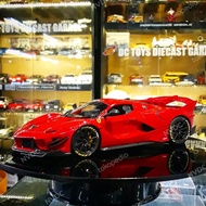 1/18 Ferrari FXXK Evo Hybrid V12 Red Bburago Diecast NUSEL