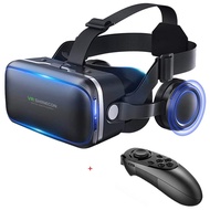 VR SHINECON Virtual Reality VR Headset Cermin Mata 3D Headset Helmets VR Goggles untuk TV, Filem & P