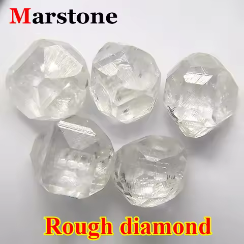 HPHT CVD Lab Rough Synthetic White Grown Diamond Loose DEF VVS-SI Gemstone Super White for Wedding F