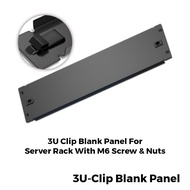1U 2U 3U 4U Vented Blank Panel For Server Rack With M6 Screw & Nuts