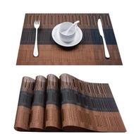 1pcs Pvc Alas Lapik Pinggan Mangkuk Meja Makan Dapur Kalis Air Dining Table Mat Waterproof Table Dis