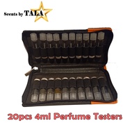 Scents by TALA 20pcs 4ml Perfume Tester Kit in Sampler Bag with Garter Oil Based Perfume Long Lastin