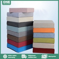 Linen cushion 50D high-density foam cushion cushion office seat cushion dining chair cushion sponge 