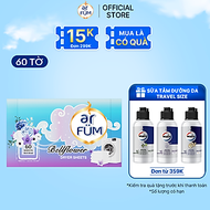 Giấy Thơm Arfum Dùng Cho Máy Sấy Làm Mềm Vải Và Chống Tĩnh Điện , Khử Mùi Tủ Giày, Tủ Quần Áo (60 Tờ