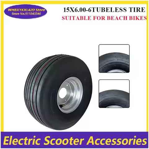 15X6.00-6 tyre 15*6.00-6 tire for 168CC Karting Go Kart Motorcycle Wheel Rim With Tubeless Tire