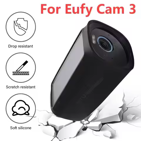 Silicone Monitor Camera Protective Cover UV-proof for Eufy Cam 3 Wireless Security Camera Security C
