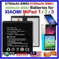 High Quality Grade A+ Battery Fit For XIAOMI Mi Pad 1 BM60 6700mAh / Mi Pad 2 BM61 6190mAh / Mi Pad 