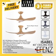 [Wifi] EFENZ Premium DC Ceiling Fan Isabel 403 With 22W Dimmable Samsung LED + Remote Control 3 Blade 34"