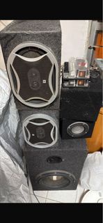 JBL 汽車喇叭套裝連重低音