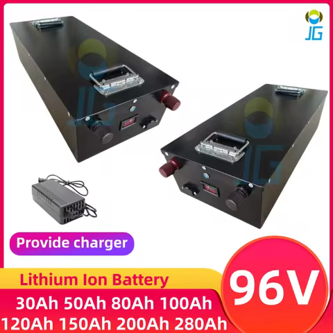 Li-ion 96V 30Ah 50Ah 80Ah 100Ah 120Ah 150Ah 200Ah 280Ah Lithium Ion Battery for 4KW 9KW Golf Cart Si
