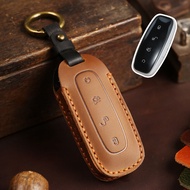 Smart Car Key Cover Car Key Case Suitable For DENZA Car Key Cover D9 N7 N8 Car Keychain Key Pack MPV